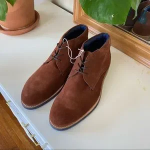 NWOB | Ted Baker London | Suede Chukkas Ted - Dark Brown Suede | Barker Shoes UK main image 4